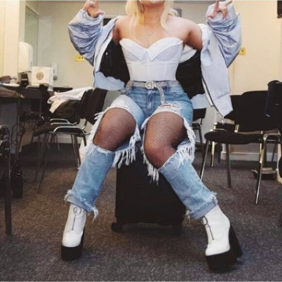 SALE - Ultimate Blow Up Distressed Boyfriend Jeans - Picture 2 of 4